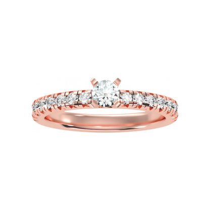 The Mysterious Solitaire Ring In 925 Sterling Silver - Twelve