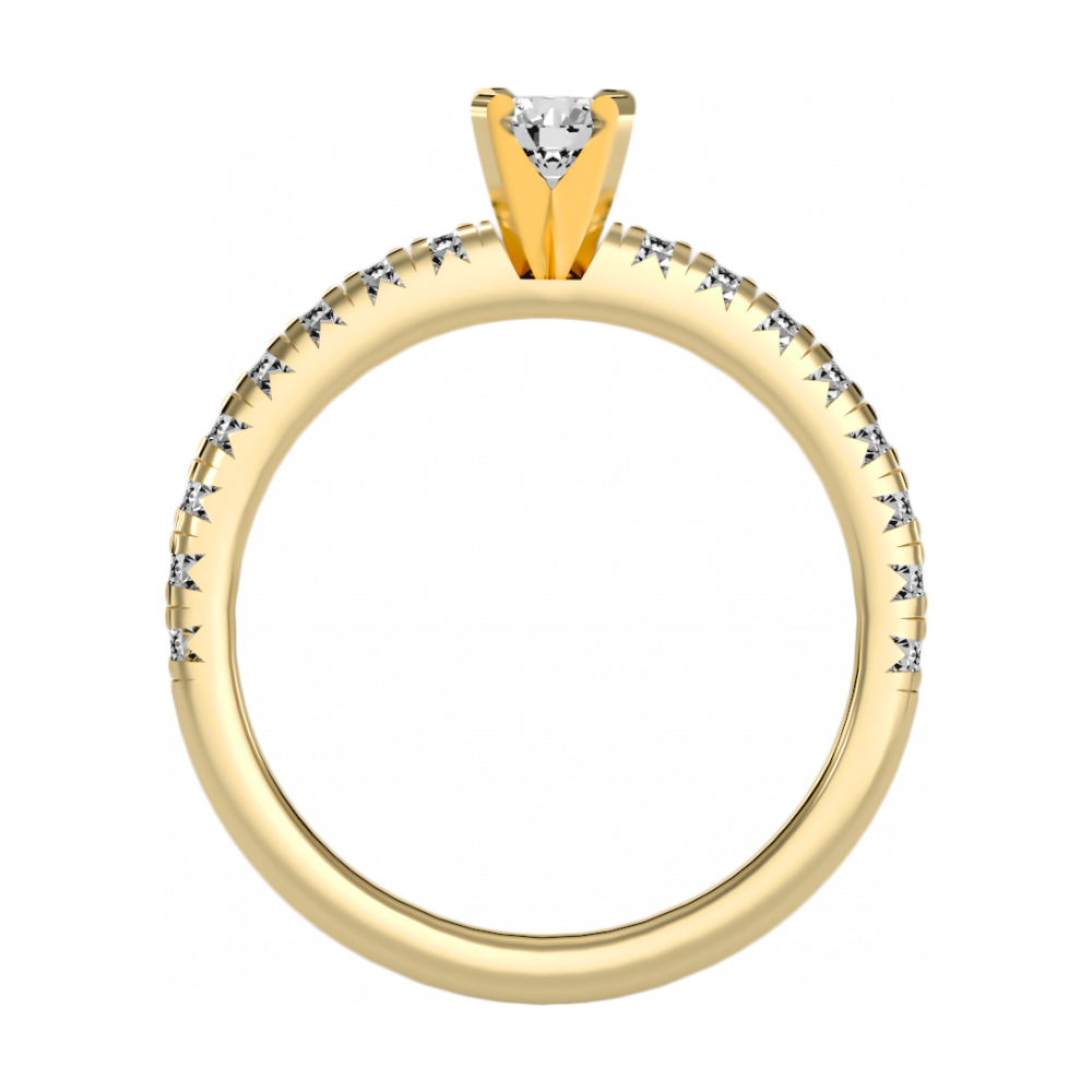 The Mysterious Solitaire Ring In 925 Sterling Silver - Five