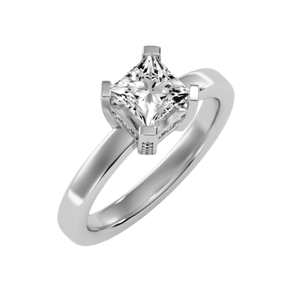 The Passionate Solitaire Ring In 925 Sterling Silver - Two