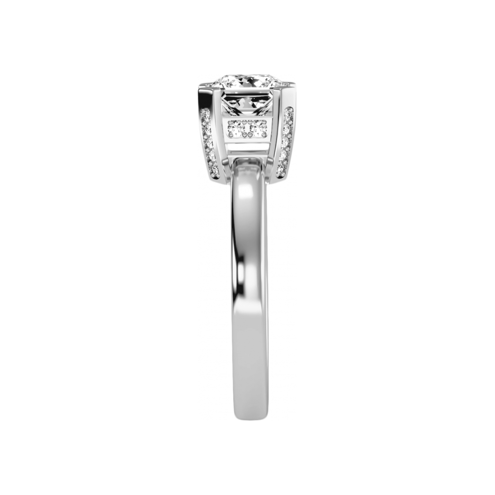 The Passionate Solitaire Ring In 925 Sterling Silver - Three