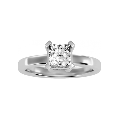 The Passionate Solitaire Ring In 925 Sterling Silver - Four