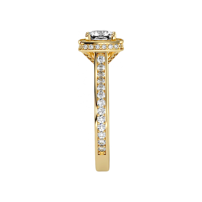 The Prodigious Halo Ring In 925 Sterling Silver - Seven