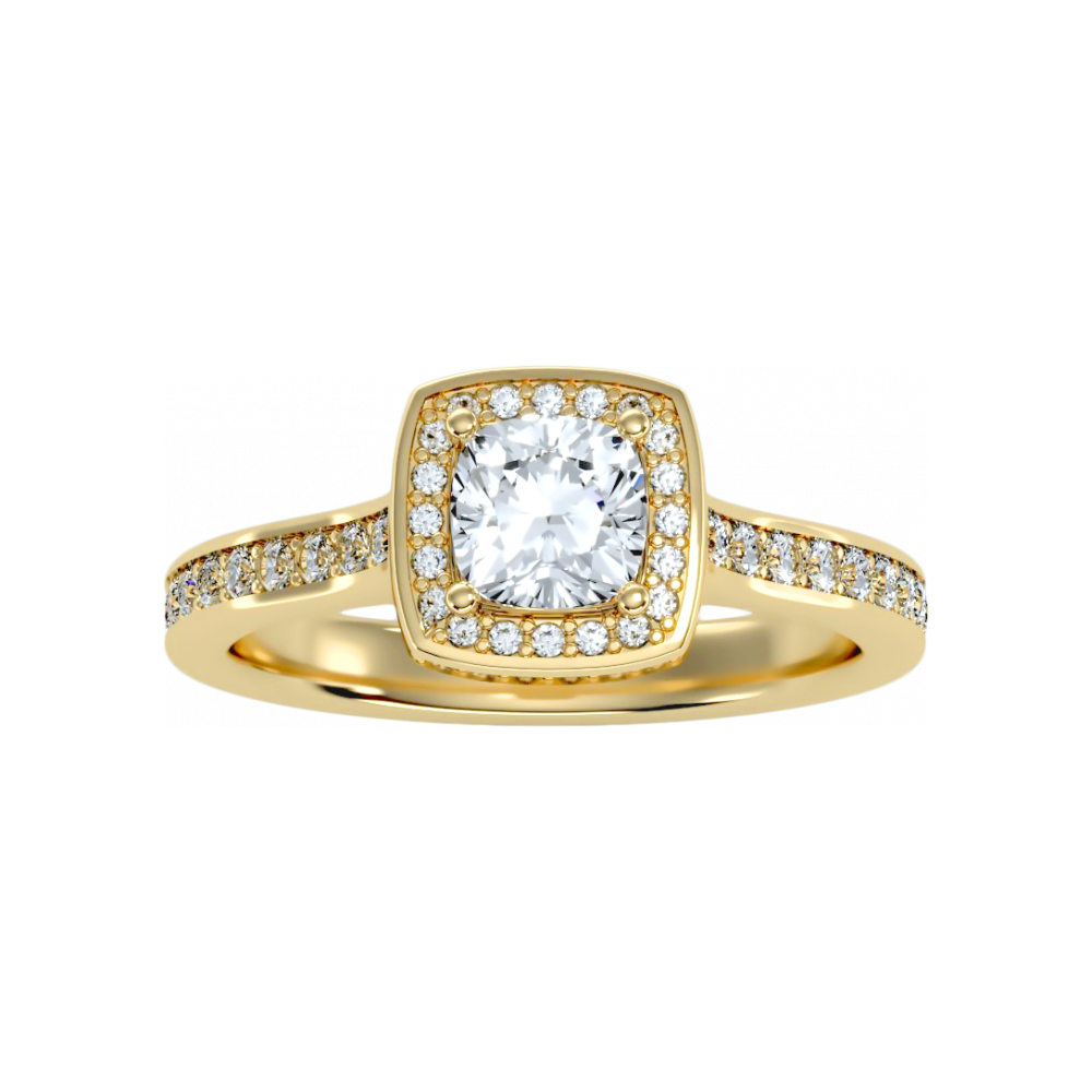 The Prodigious Halo Ring In 925 Sterling Silver - Eight