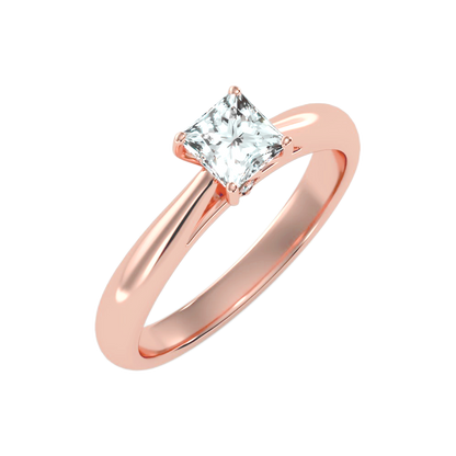 The Pure Single Stone Ring - Ten