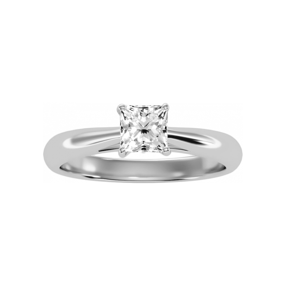 The Pure Single Stone Ring - Four