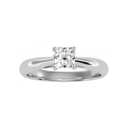 The Pure Single Stone Ring - Four