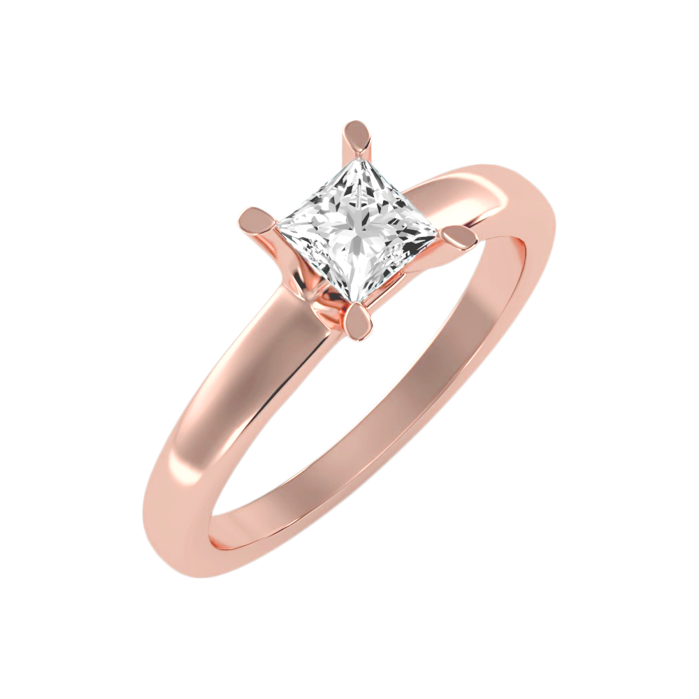 The Radiant Solitaire Ring - Ten