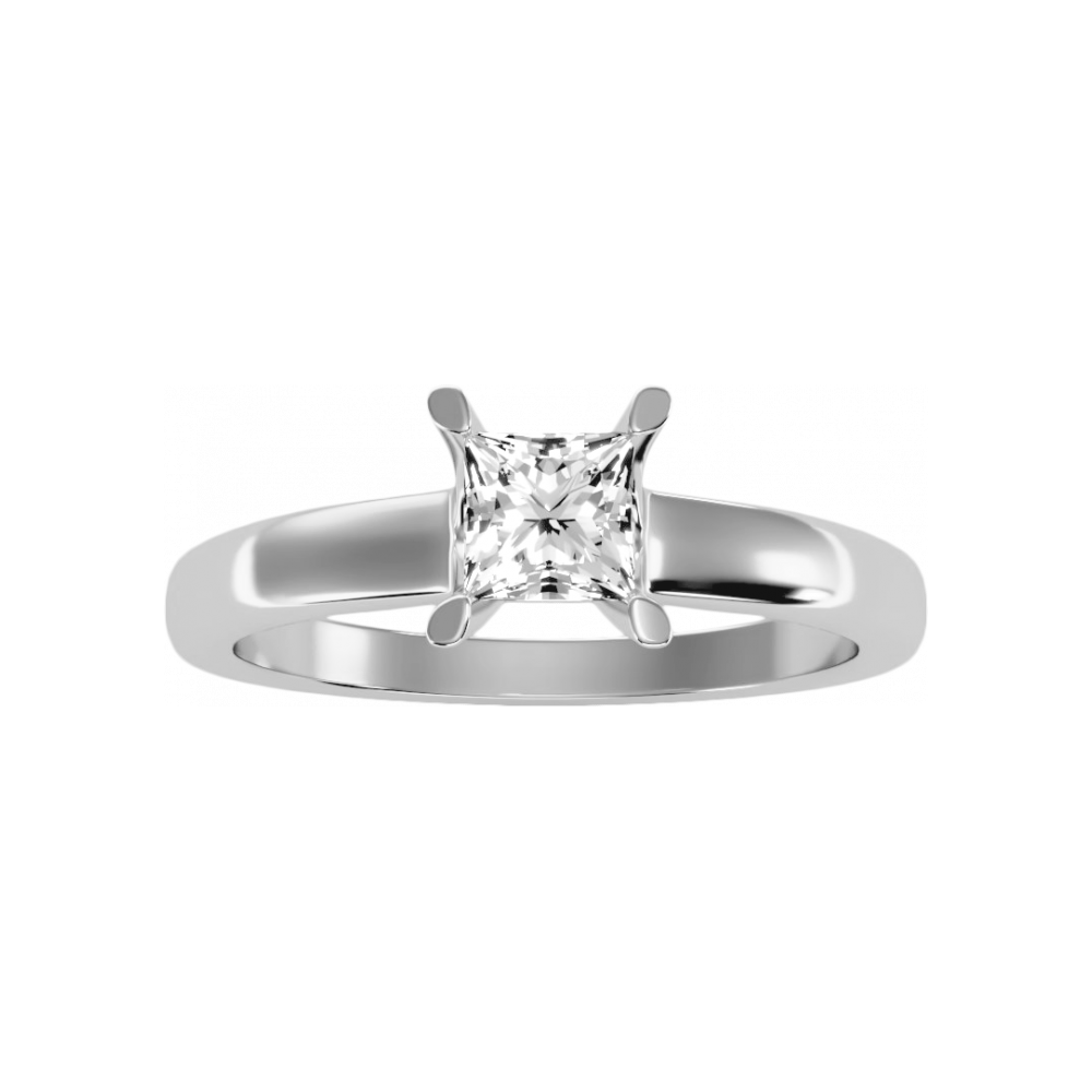 The Radiant Solitaire Ring - Four