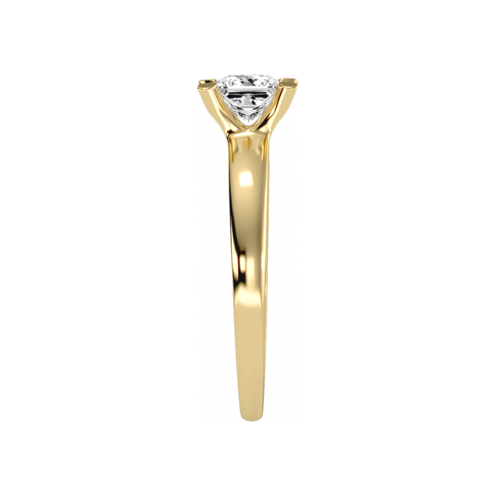 The Radiant Solitaire Ring In 925 Sterling Silver - Seven
