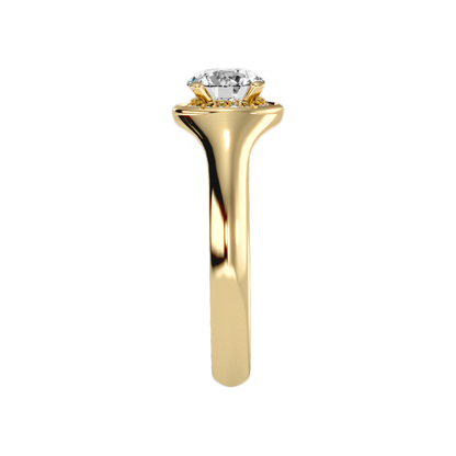 The Remarkable Halo Ring In 925 Sterling Silver - Seven