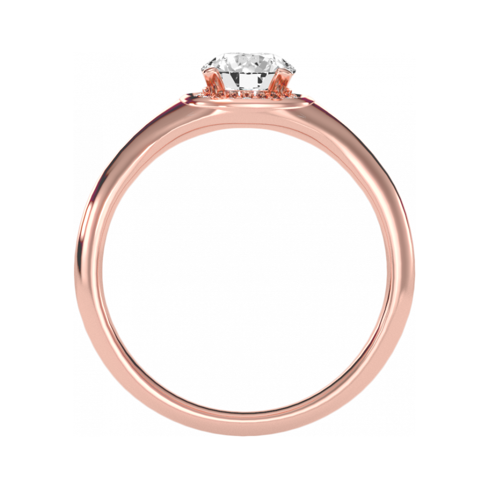 The Remarkable Halo Ring In 925 Sterling Silver - Nine