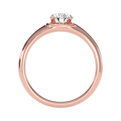 The Remarkable Halo Ring In 925 Sterling Silver - Nine