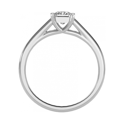 The Selfless Solitaire Ring In 925 Sterling Silver - One