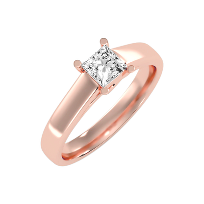 The Selfless Solitaire Ring In 925 Sterling Silver - Ten