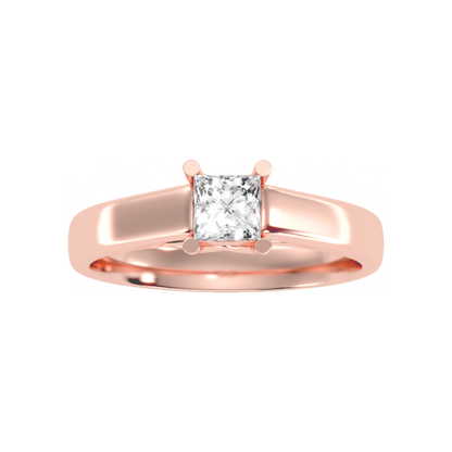 The Selfless Solitaire Ring In 925 Sterling Silver - Twelve