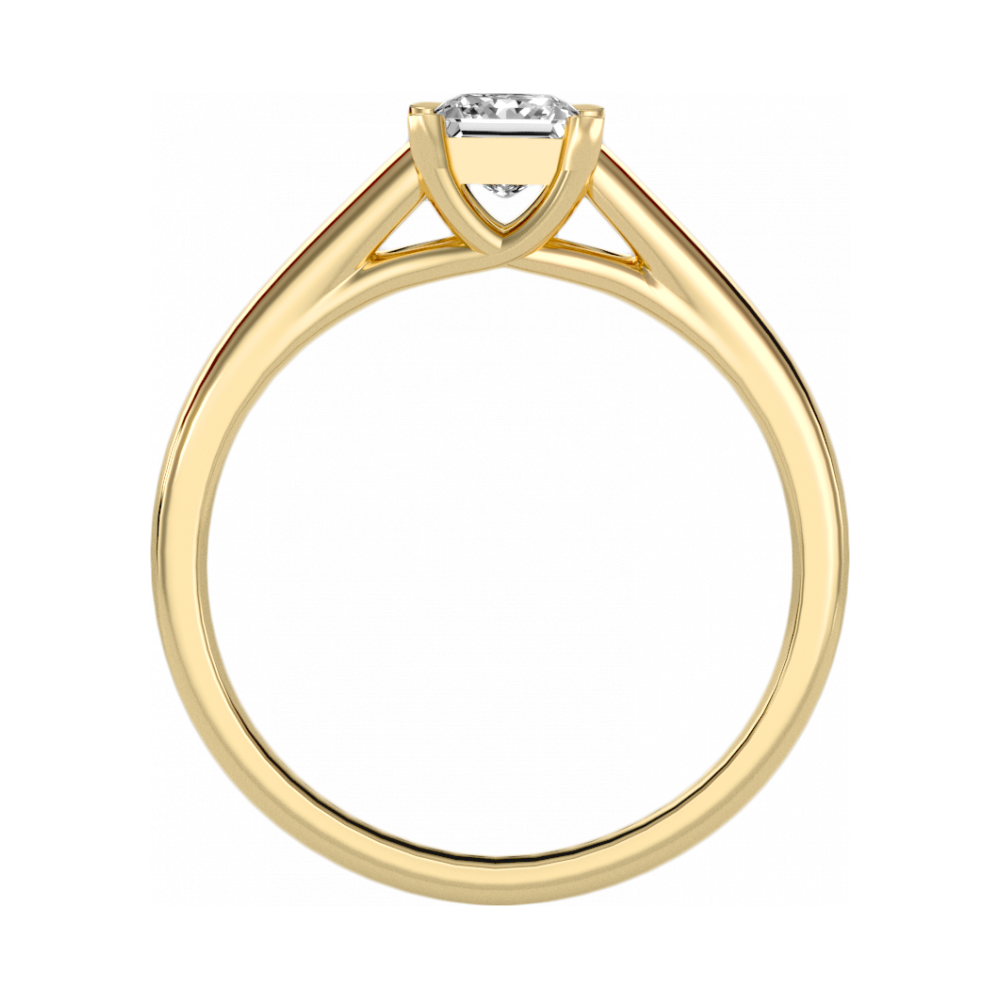 The Selfless Solitaire Ring In 925 Sterling Silver - Five