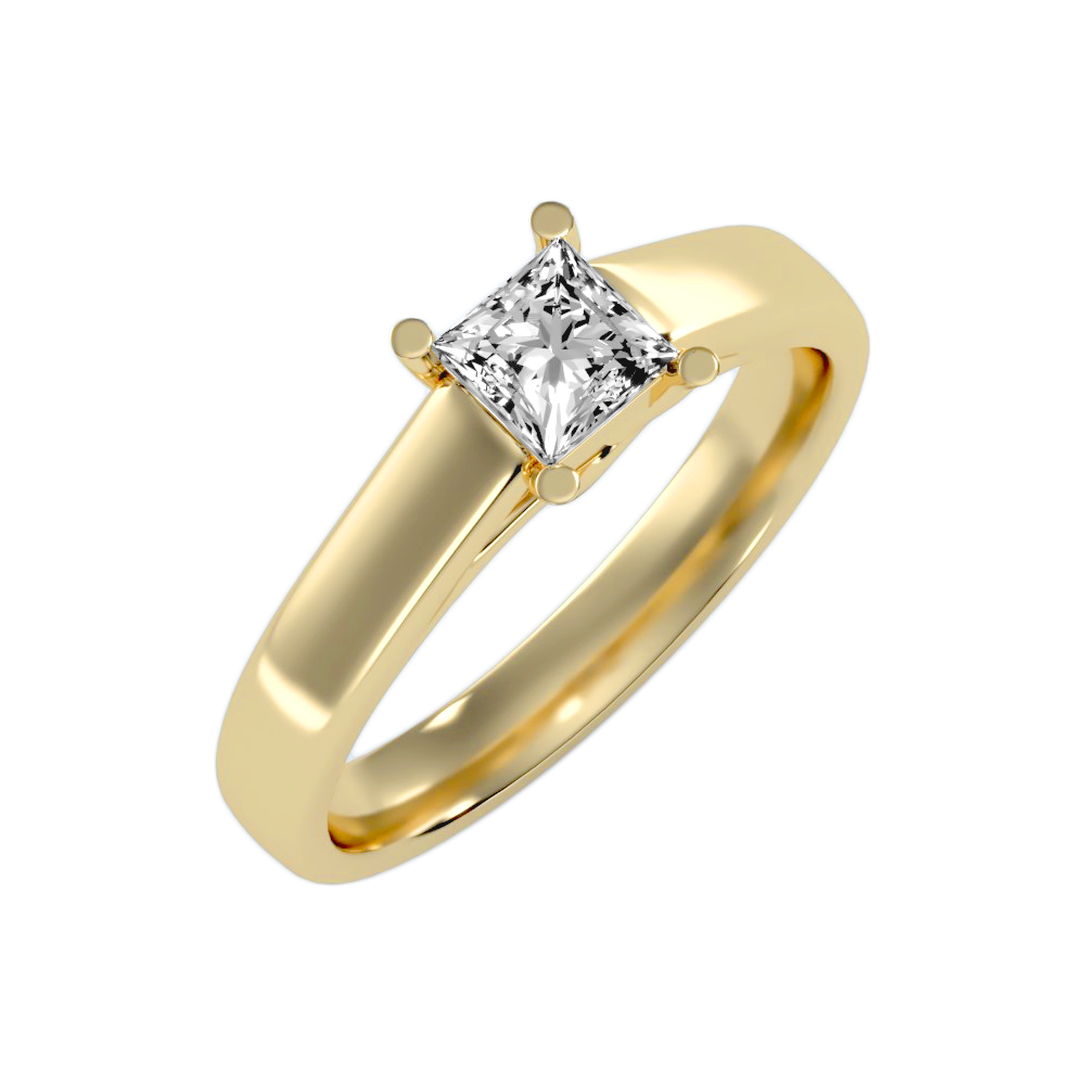 The Selfless Solitaire Ring In 925 Sterling Silver - Six