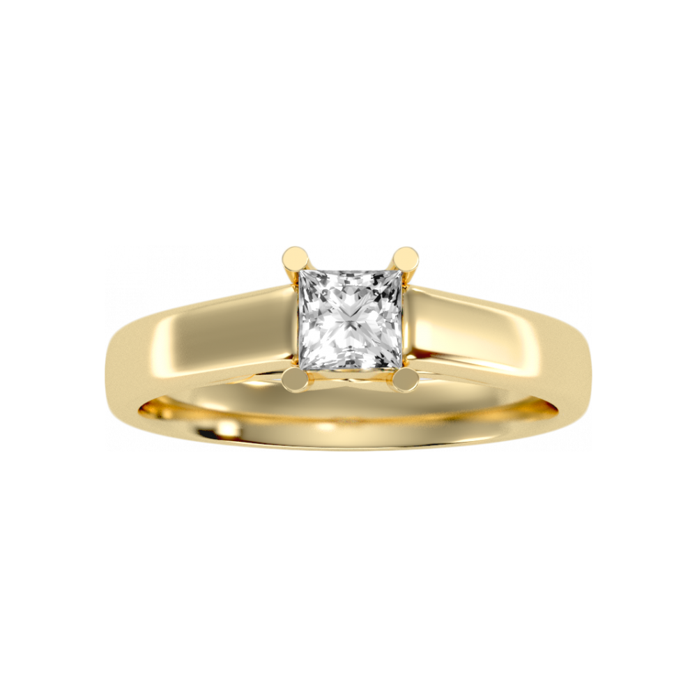 The Selfless Solitaire Ring In 925 Sterling Silver - Eight
