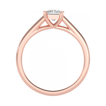 The Selfless Solitaire Ring In 925 Sterling Silver - Nine