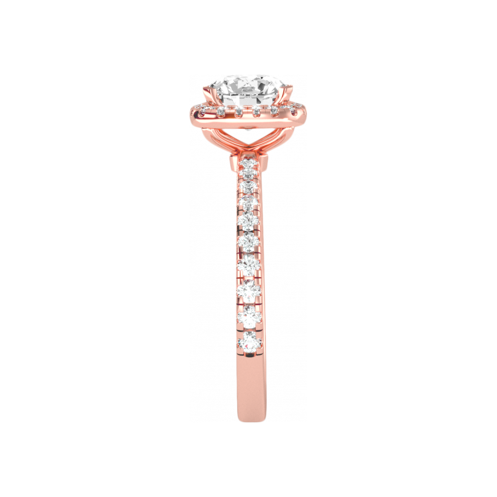 The Significant Halo Ring In 925 Sterling Silver - Eleven