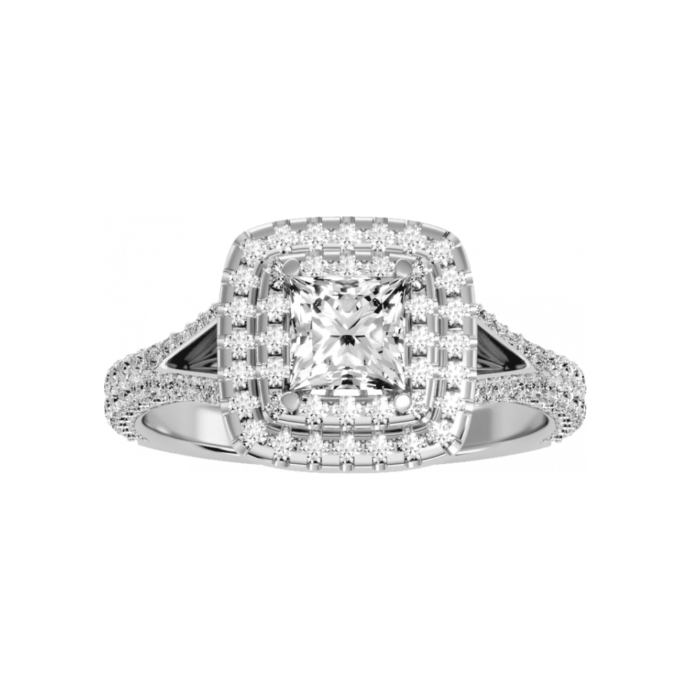 The Special Solitaire Ring In 925 Sterling Silver - Four
