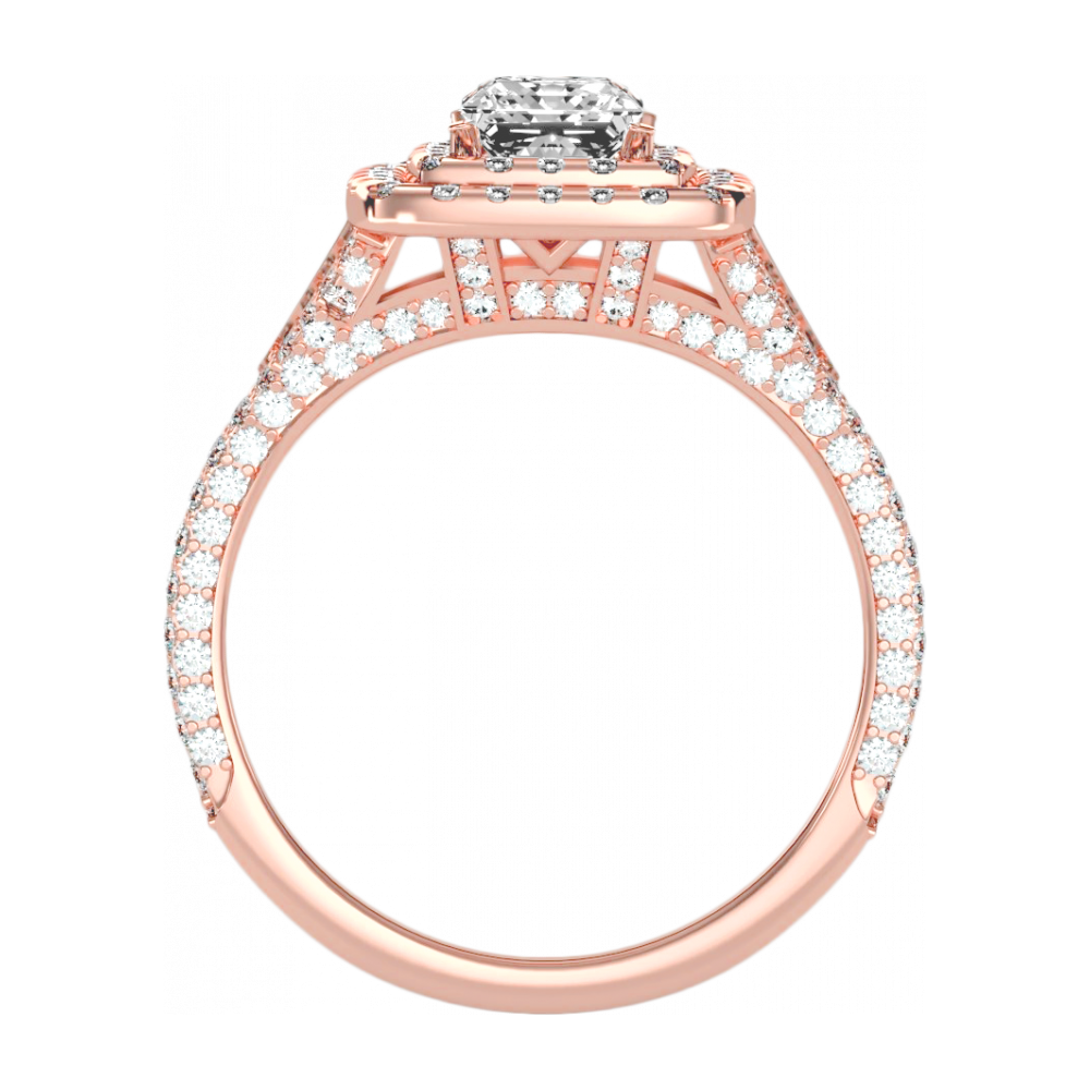 The Special Solitaire Ring In 925 Sterling Silver - Nine
