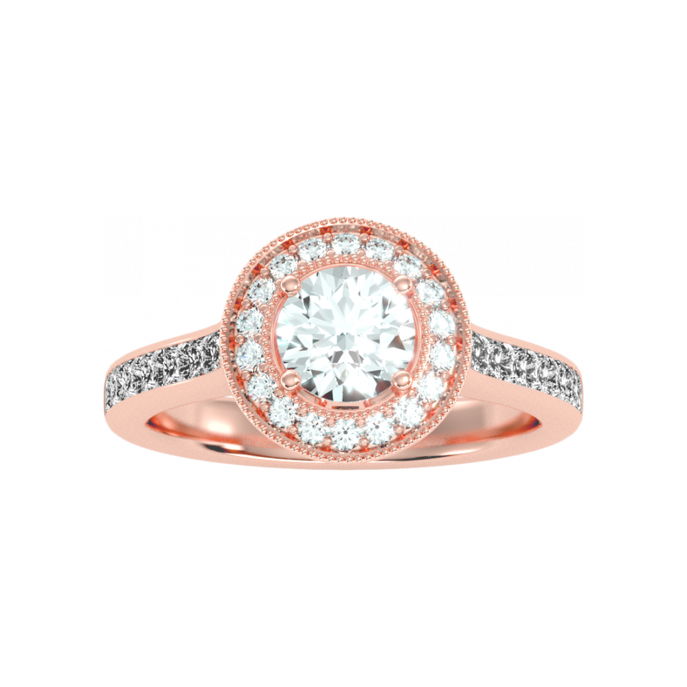 The Stunning Halo Ring - Twelve