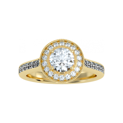 The Stunning Halo Ring In 925 Sterling Silver - Eight