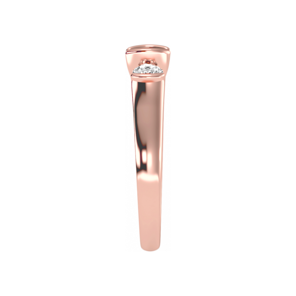 The Stylish Three Stone Ring - Eleven