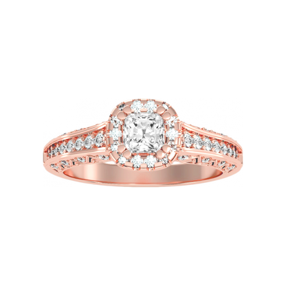 The Sweet Looking Halo Ring - Twelve