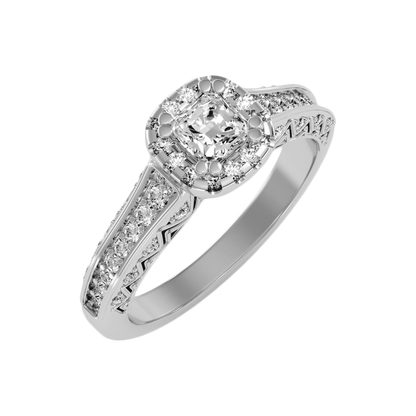 The Sweet Looking Halo Ring - Two