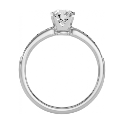 The Sweet Looking Solitaire Ring In 925 Sterling Silver - One