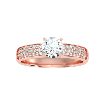 The Sweet Looking Solitaire Ring In 925 Sterling Silver - Twelve