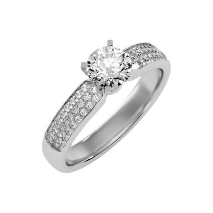 The Sweet Looking Solitaire Ring - Two