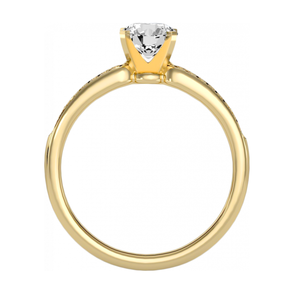 The Sweet Looking Solitaire Ring - Five