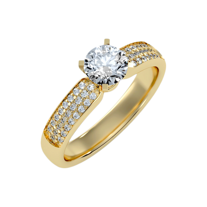 The Sweet Looking Solitaire Ring - Six
