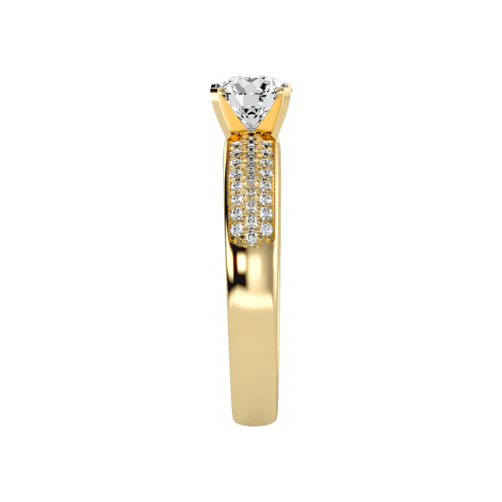 The Sweet Looking Solitaire Ring In 925 Sterling Silver - Seven