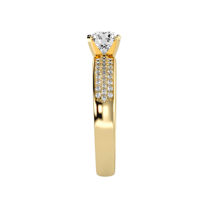 The Sweet Looking Solitaire Ring In 925 Sterling Silver - Seven
