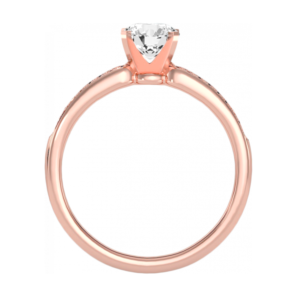 The Sweet Looking Solitaire Ring In 925 Sterling Silver - Nine