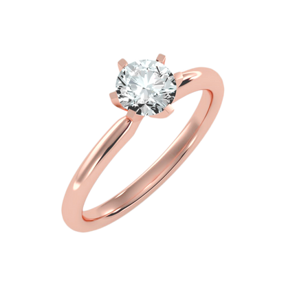 The Wonderful Single Stone Ring In 925 Sterling Silver - Ten