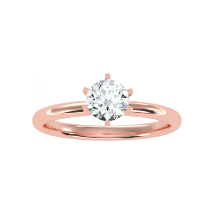 The Wonderful Single Stone Ring In 925 Sterling Silver - Twelve
