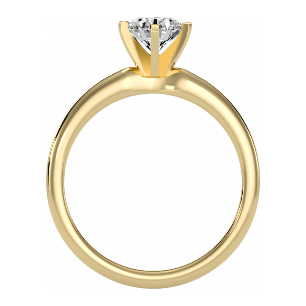 The Wonderful Single Stone Ring In 925 Sterling Silver - Five