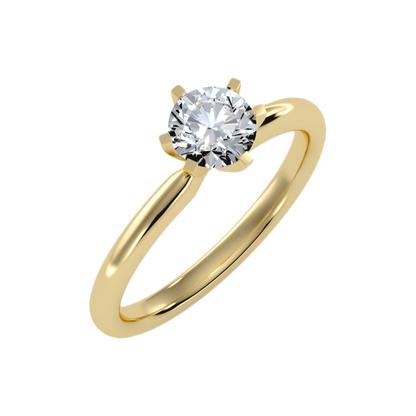 The Wonderful Single Stone Ring - Six