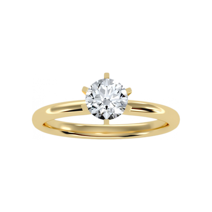 The Wonderful Single Stone Ring In 925 Sterling Silver - Eight