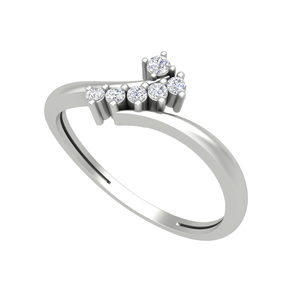 Tiara Diamond Ring - Five