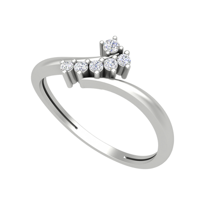 Tiara Diamond Ring - Five
