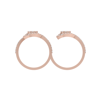 Tiara Two Finger Ring - Four