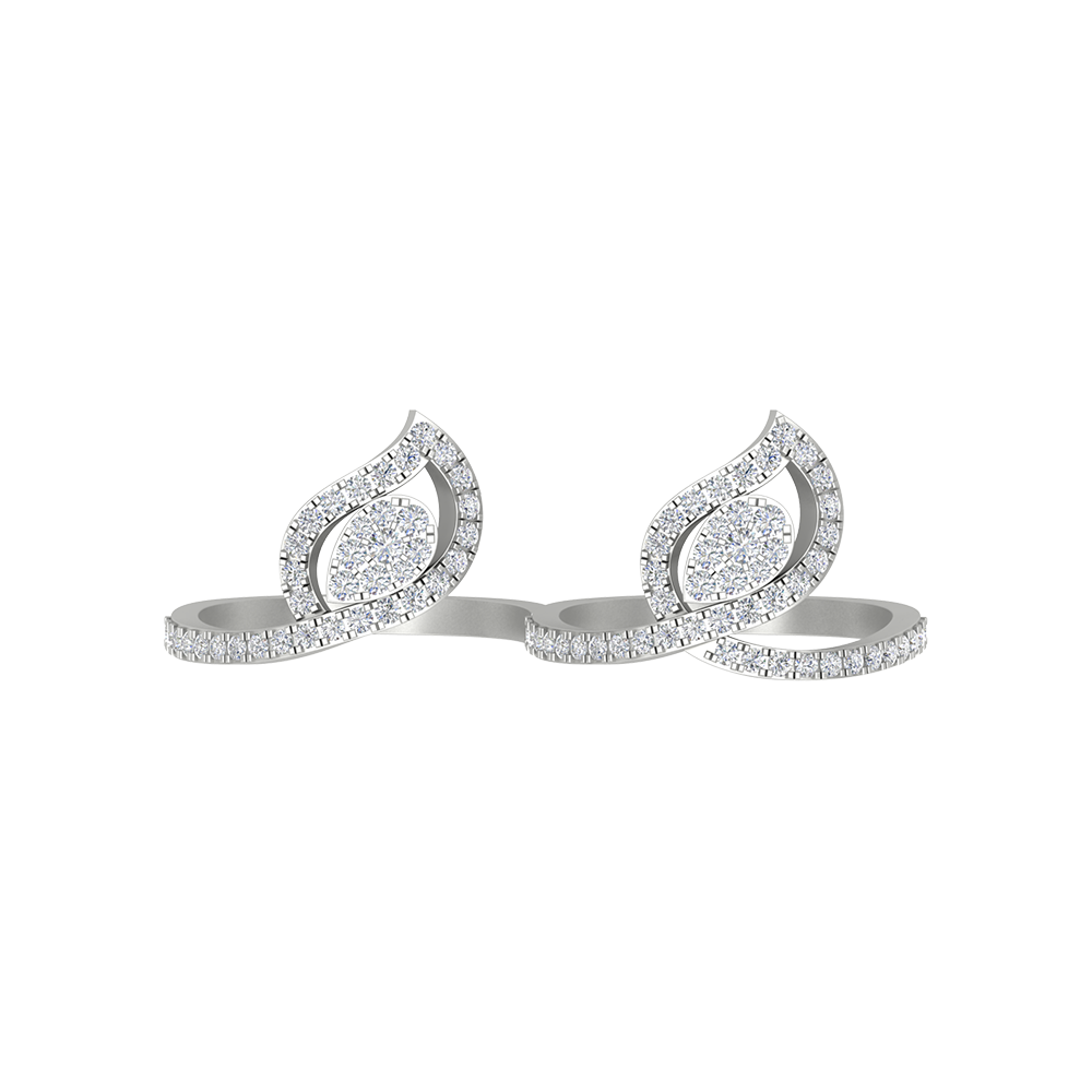 Tiara Two Finger Ring - Six