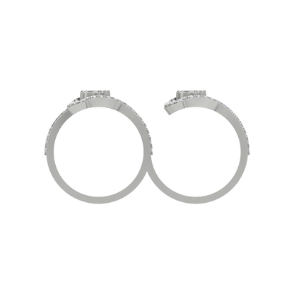 Tiara Two Finger Ring - Eight
