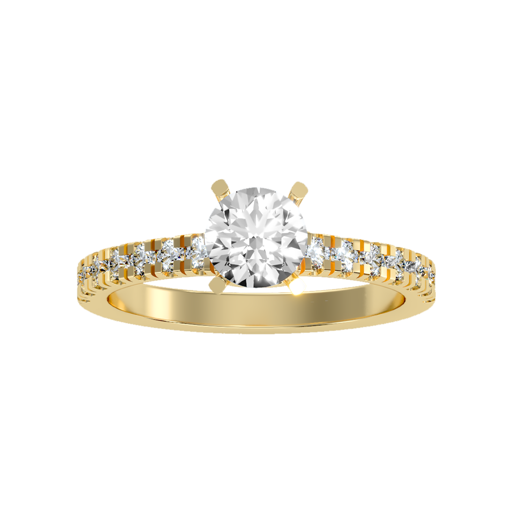 Times Solitaire Ring - Ten